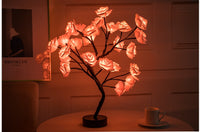 Thumbnail for Rose Flower Lamp USB Battery Operated LED Table Lamp Bonsai Tree Night Lights Garland Bedroom Decoration Lights Home Decor