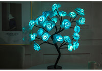Thumbnail for Rose Flower Lamp USB Battery Operated LED Table Lamp Bonsai Tree Night Lights Garland Bedroom Decoration Lights Home Decor