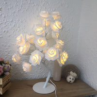 Thumbnail for Rose Flower Lamp USB Battery Operated LED Table Lamp Bonsai Tree Night Lights Garland Bedroom Decoration Lights Home Decor