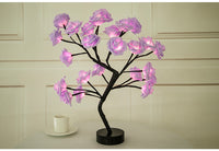 Thumbnail for Rose Flower Lamp USB Battery Operated LED Table Lamp Bonsai Tree Night Lights Garland Bedroom Decoration Lights Home Decor