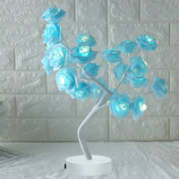 Thumbnail for Rose Flower Lamp USB Battery Operated LED Table Lamp Bonsai Tree Night Lights Garland Bedroom Decoration Lights Home Decor
