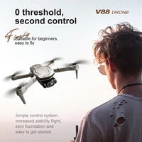 Thumbnail for Original V88 Drone 8K 5G GPS Professional HD Aerial Photography Remote Control Aircraft HD Dual Camera Quadcopter Toy UAV