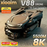 Thumbnail for Original V88 Drone 8K 5G GPS Professional HD Aerial Photography Remote Control Aircraft HD Dual Camera Quadcopter Toy UAV