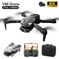 Thumbnail for Original V88 Drone 8K 5G GPS Professional HD Aerial Photography Remote Control Aircraft HD Dual Camera Quadcopter Toy UAV