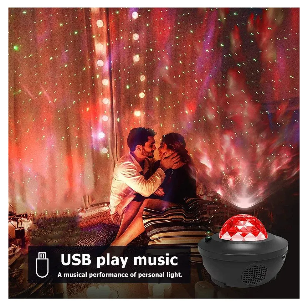 CosmoSphere™ 21-Color Bluetooth Star Projector - TechShopi