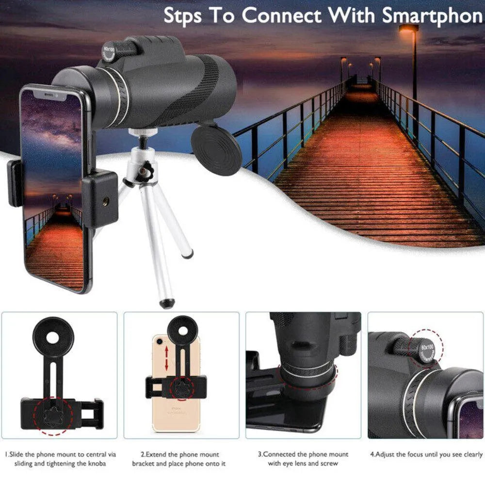 HD Monocular Tripod for Smartphones - TechShopi