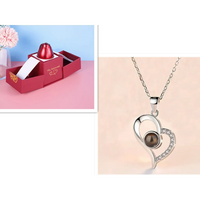 Thumbnail for Hot Valentine’s Day Gifts Metal Rose Jewelry Gift Box