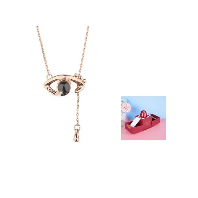 Hot Valentine’s Day Gifts Metal Rose Jewelry Gift Box