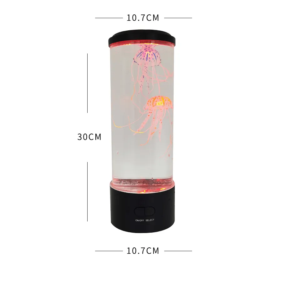LED Tower Fantasy Jellyfish Lamp With Remote Control - TechShopi