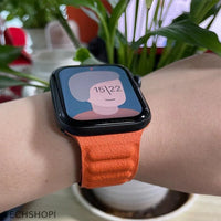 Thumbnail for Luxury Leather Strap for Apple Watch - Magnetic Loop Bracelet -  by TechShopi - Apple-Watch, AppleWatch, AppleWatch-Band, autopostr_pinterest_64771, autopostr_pinterest_64835