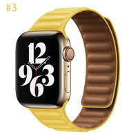 Thumbnail for Luxury Leather Strap for Apple Watch - Magnetic Loop Bracelet -  by TechShopi - Apple-Watch, AppleWatch, AppleWatch-Band, autopostr_pinterest_64771, autopostr_pinterest_64835
