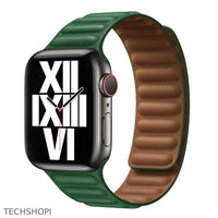Thumbnail for Luxury Leather Strap for Apple Watch - Magnetic Loop Bracelet -  by TechShopi - Apple-Watch, AppleWatch, AppleWatch-Band, autopostr_pinterest_64771, autopostr_pinterest_64835