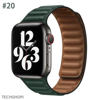 Thumbnail for Luxury Leather Strap for Apple Watch - Magnetic Loop Bracelet -  by TechShopi - Apple-Watch, AppleWatch, AppleWatch-Band, autopostr_pinterest_64771, autopostr_pinterest_64835