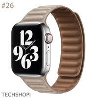 Thumbnail for Luxury Leather Strap for Apple Watch - Magnetic Loop Bracelet -  by TechShopi - Apple-Watch, AppleWatch, AppleWatch-Band, autopostr_pinterest_64771, autopostr_pinterest_64835