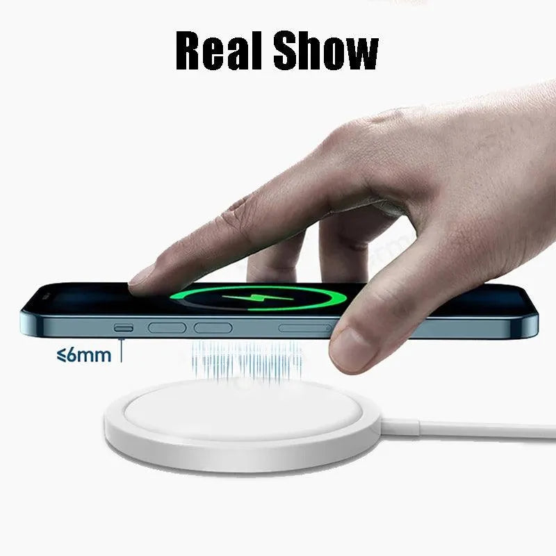 Magnetic QI Wireless Charger for Iphone12 Magsafe Huawei Samsung - TechShopi