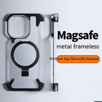 Thumbnail for Metal Frameless Corner Pad Magnetic Bracket Phone Case