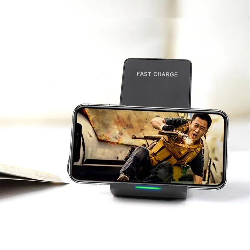Mobile Phone Wireless Charger 10W Fast Charging Stand - TechShopi