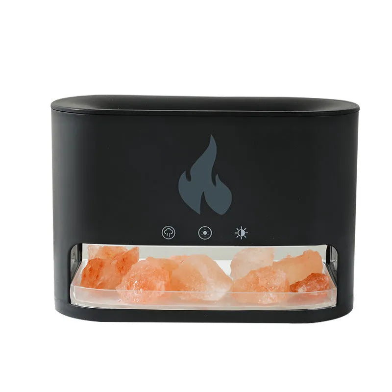 New Flame Humidifier Aromatherapy Machine Crystal Salt