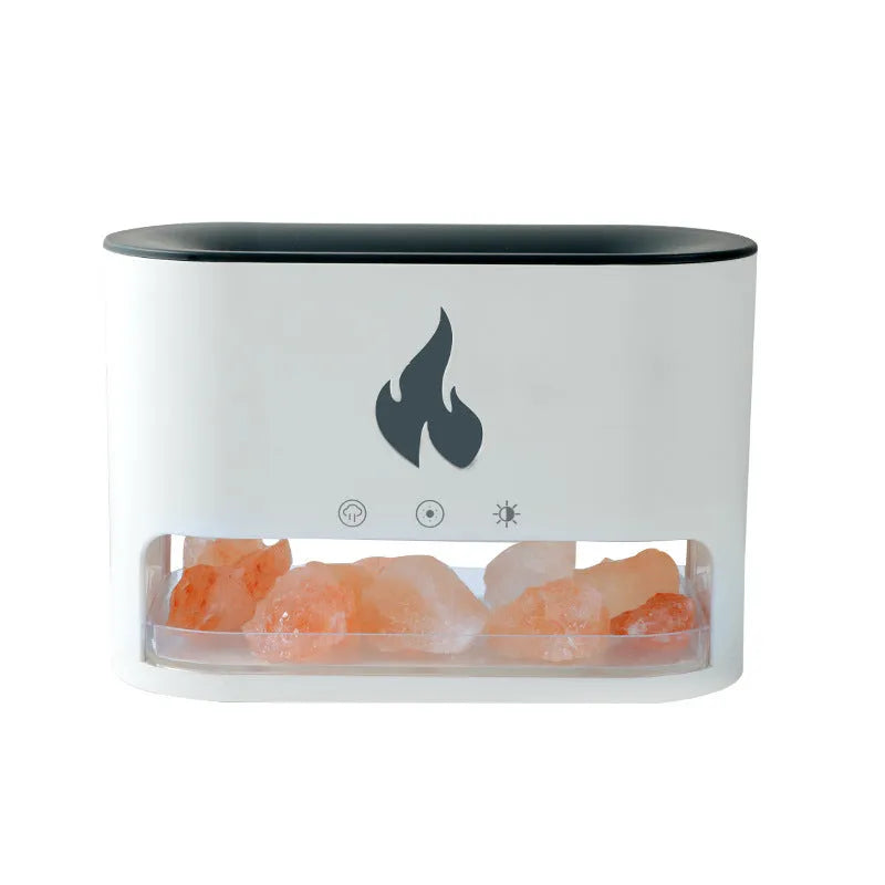 New Flame Humidifier Aromatherapy Machine Crystal Salt