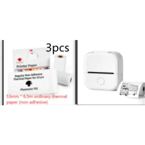 Portable Mini Thermal Label Printer Home Photo Printer