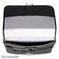 Thumbnail for Premium Leather iPad Pro Briefcase - Cases & Covers by Ochre Eurybia - ethically sourced leather, ipad, ipad briefcase, ipad carrying case, ipad case, ipad case with strap, ipad pro 12.9 case, ipad pro case, ipad pro case with pencil holder, ipad pro magic keyboard case, laptop briefcase, leather, leather briefcase, magic keyboard case, surface pro case, tablet briefcase