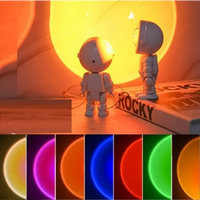 Thumbnail for Rechargeable Astronaut Robot Rainbow Projection Sun Lamp