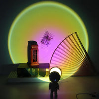 Thumbnail for Rechargeable Astronaut Robot Rainbow Projection Sun Lamp