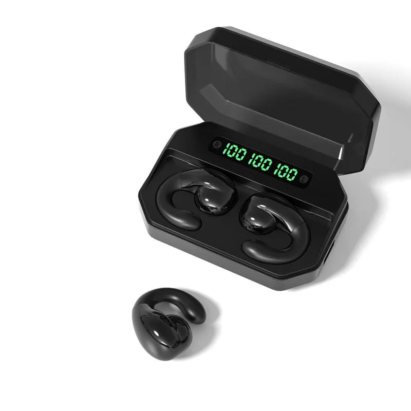S03 Ear Clip Type Digital Display Wireless Bluetooth