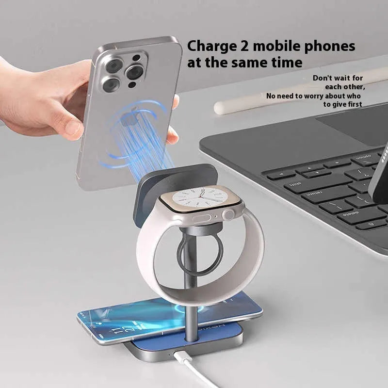 Three-in-one Basketball Magnetic Wireless Charger