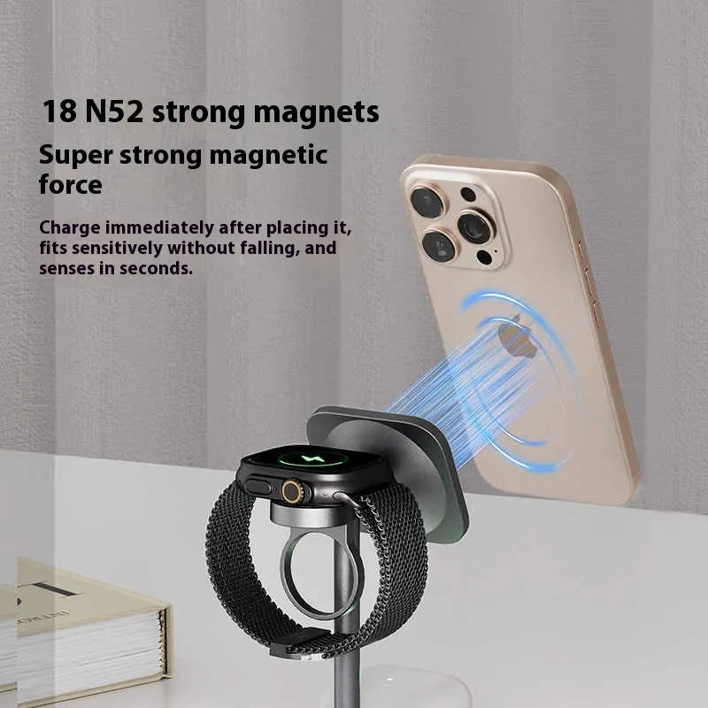 Three-in-one Basketball Magnetic Wireless Charger