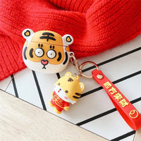 Thumbnail for Tiger Wireless Earphone Cartoon Protective Case - TechShopi