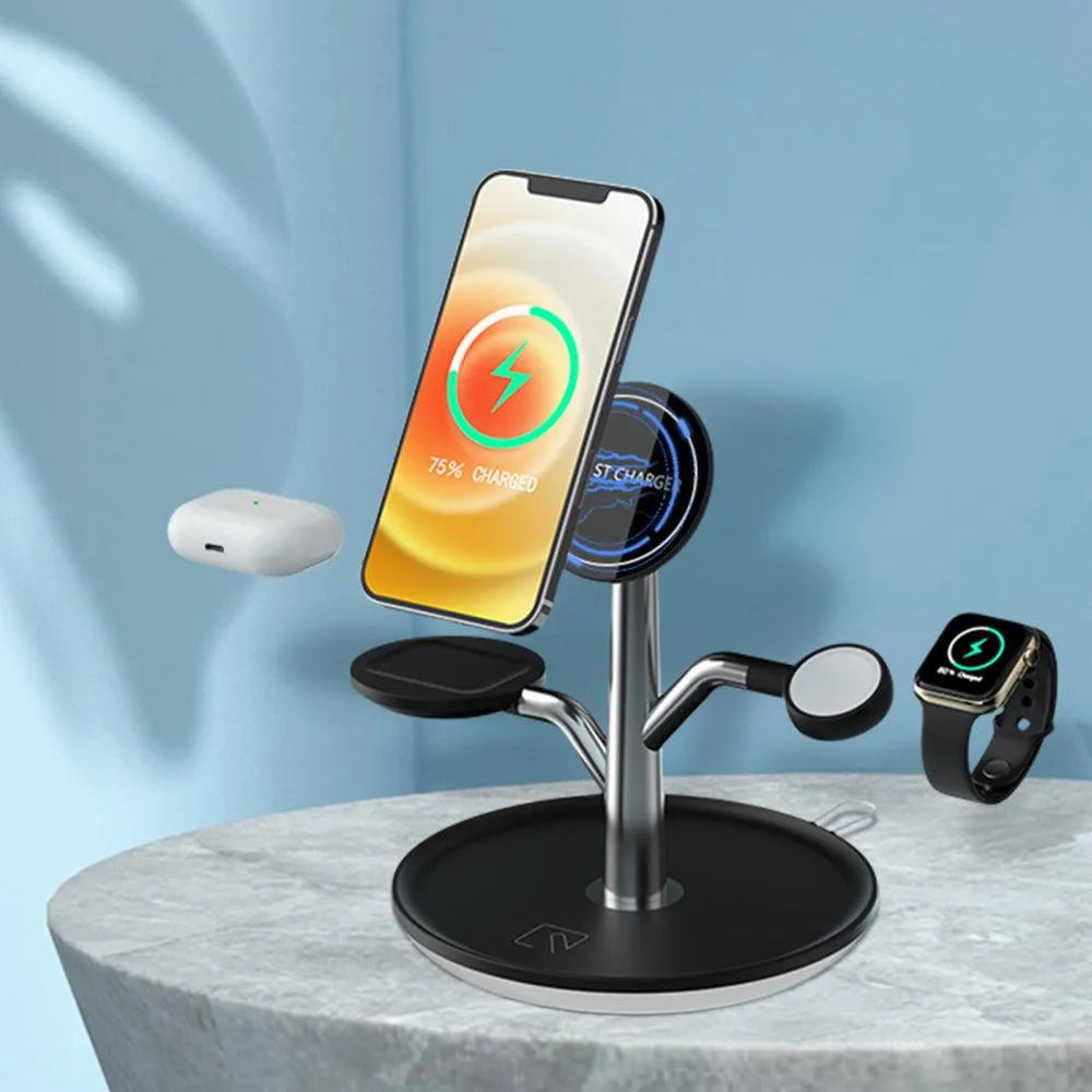 Wireless Charging Stand for Iphone Apple Watch Airpods - TechShopi