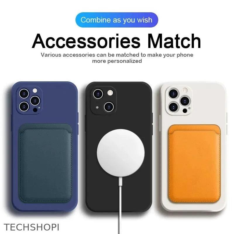 Liquid Silicone iPhone Case: Magsafe Compatible, Shock Absorbing, and More! - 0 by TechShopi - HomePage, iphone, Iphone-Case