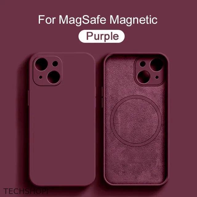 Liquid Silicone iPhone Case: Magsafe Compatible, Shock Absorbing, and More! - 0 by TechShopi - HomePage, iphone, Iphone-Case