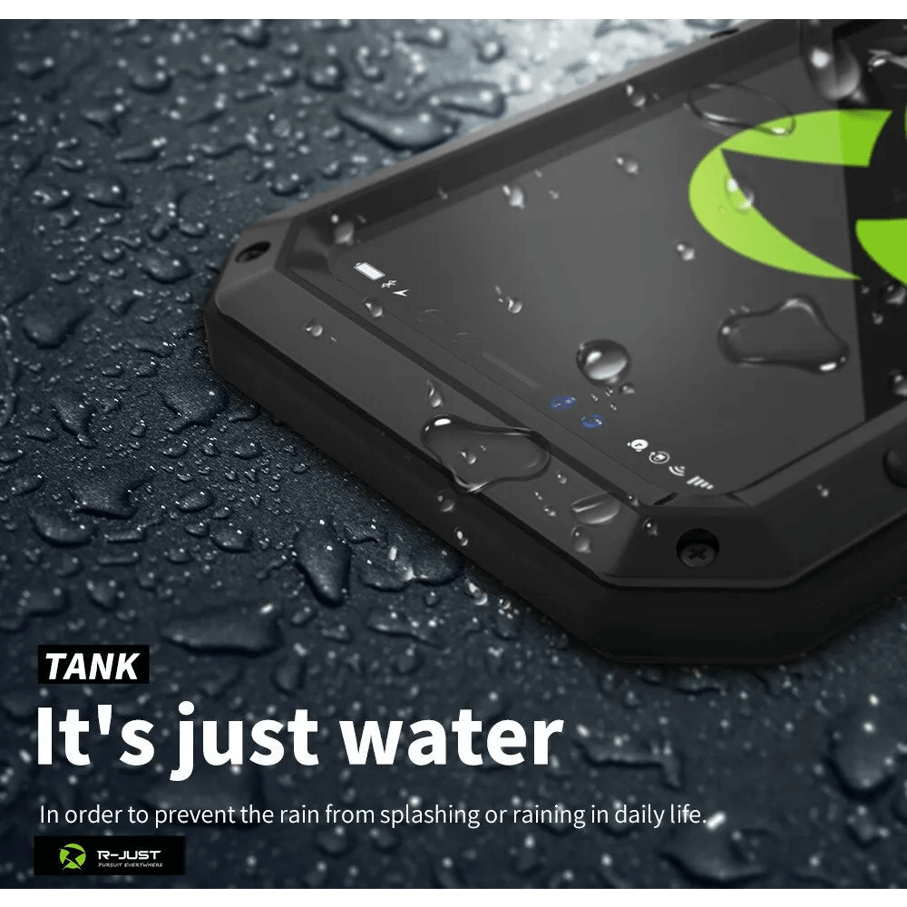 TANK Rugged Armour Aluminum Military Case for iPhone 14, 13, 11, 12 Pro, XS MAX - TechShopi