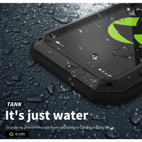 Thumbnail for TANK Rugged Armour Aluminum Military Case for iPhone 14, 13, 11, 12 Pro, XS MAX - TechShopi