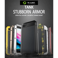 Thumbnail for TANK Rugged Armour Aluminum Military Case for iPhone 14, 13, 11, 12 Pro, XS MAX - TechShopi