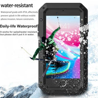 Thumbnail for TANK Rugged Armour Aluminum Military Case for iPhone 14, 13, 11, 12 Pro, XS MAX - TechShopi