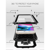 Thumbnail for TANK Rugged Armour Aluminum Military Case for iPhone 14, 13, 11, 12 Pro, XS MAX - TechShopi