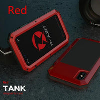 Thumbnail for TANK Rugged Armour Aluminum Military Case for iPhone 14, 13, 11, 12 Pro, XS MAX - TechShopi