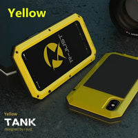Thumbnail for TANK Rugged Armour Aluminum Military Case for iPhone 14, 13, 11, 12 Pro, XS MAX - TechShopi