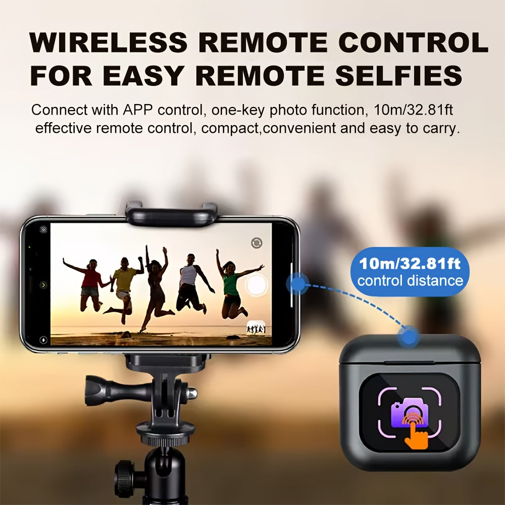 Smart Touch Screen ANC Earbuds with Built-in MP3 Player - Active Noise Cancelling Wireless Earphones | 30H Battery & SD Card Support