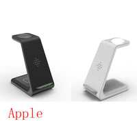 3-in-1 MagSafe Charging Station - 15W Fast Wireless Dock for iPhone, Apple Watch & AirPods | Vertical Stand