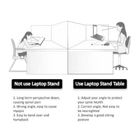 Thumbnail for Foldable Laptop Stand Ergonomic Desk Tablet Holder