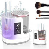 Thumbnail for Electric Makeup Brush Cleaner Rechargeable Makeup Brushes Cleaning Tool Automatic Makeup Brush Cleaning Stand Device