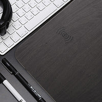 Wooden Qi Wireless Charger Pad - Natural Bamboo Design