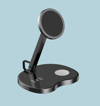 3-in-1 Wireless Charging Pad - Compact Multi-Device Stand for iPhone, Apple Watch & AirPods | Budget-Friendly