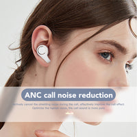 ANC Active Noise Cancelling Bluetooth Headset - Wireless Earbuds with Voice Control | Bluetooth 5.0 Stereo Earphones