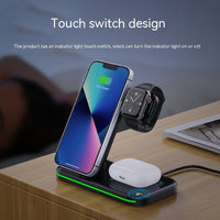 Foldable Wireless Fast Charger - Multi-Angle Travel Stand