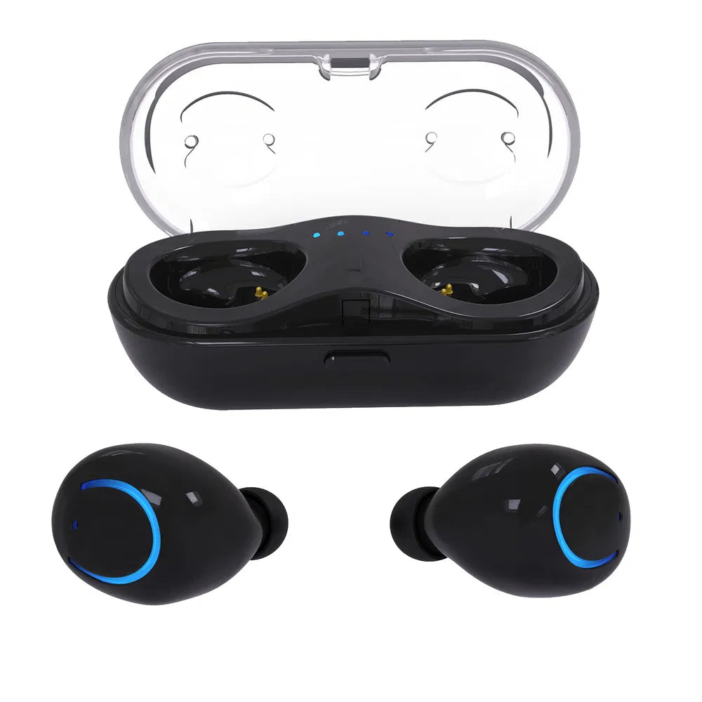 TWS Wireless Stereo Earbuds with 950mAh Charging Case - Bluetooth 4.2 Earphones | 5-6H Battery & Noise-Reducing Mic